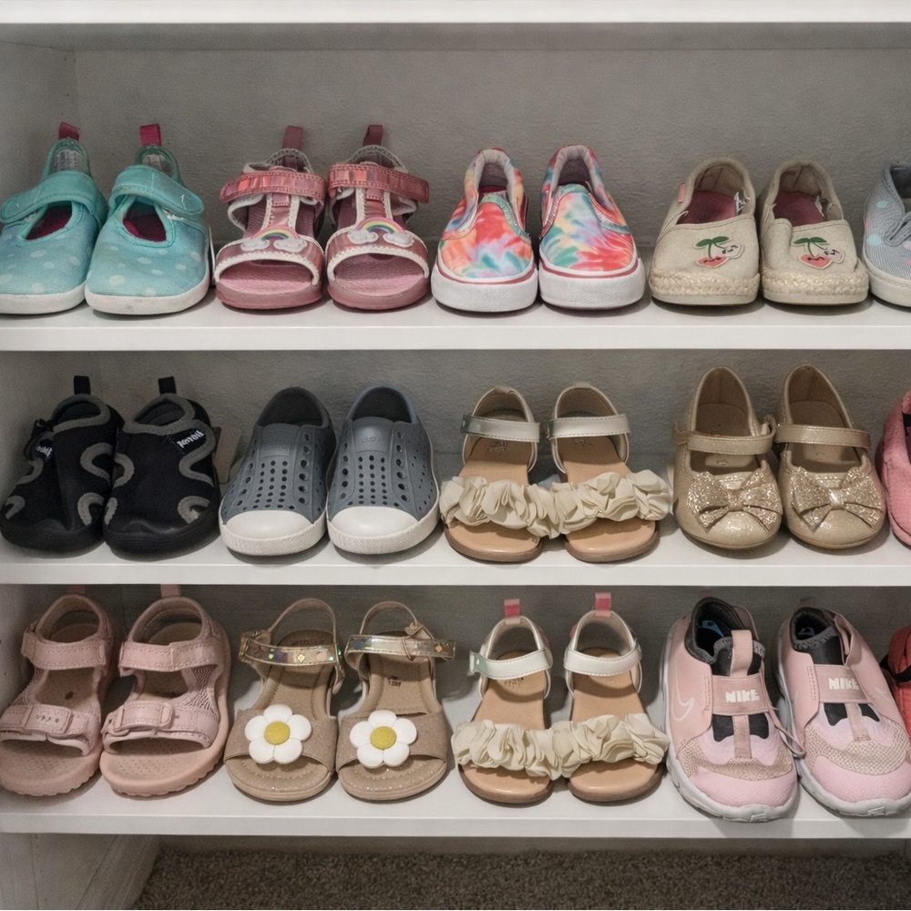 Toddler Girls' Shoe Collection - Pink and Cream
